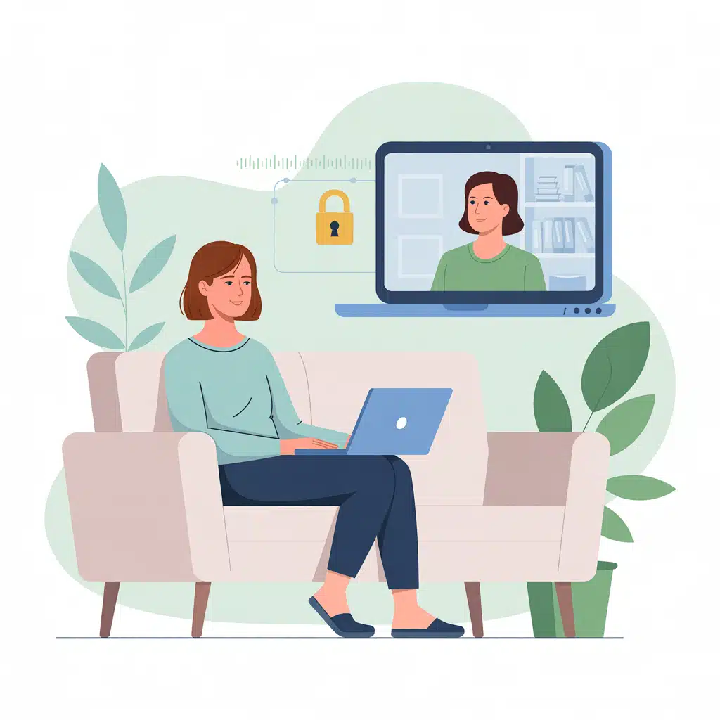priorise Séances en ligne, confidentialité garantie pour votre thérapie