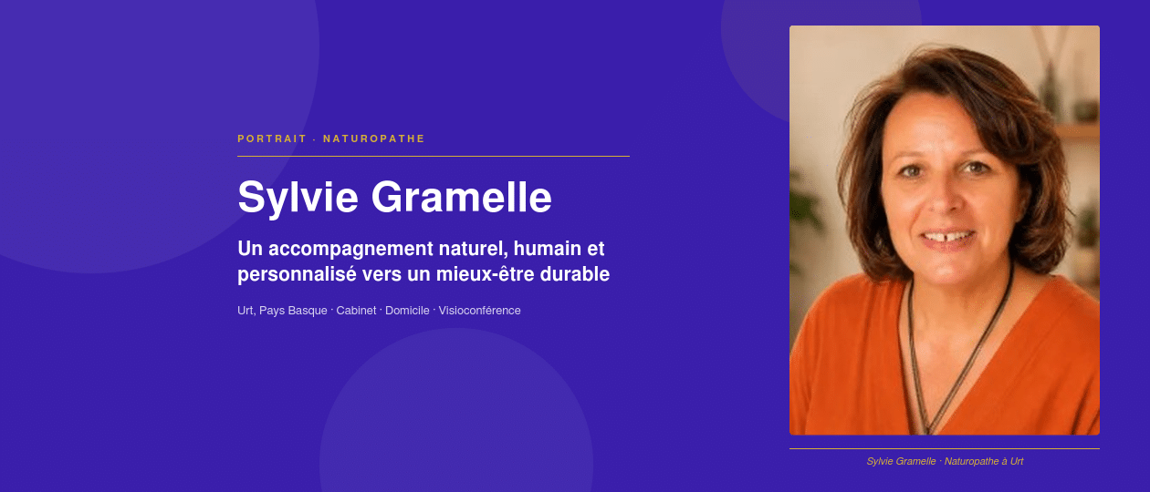 Sylvie Gramelle, naturopathe à Urt : une approche naturelle et humaine du bien-être